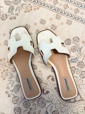 Steve Madden Haydn cognac leather sandals